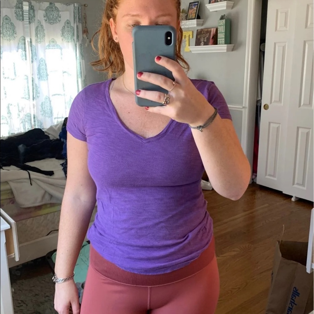 Purple t shirt